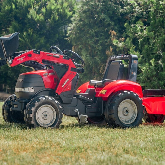 Kids Foot-to-Floor Ride On Tractor with Pedal Red