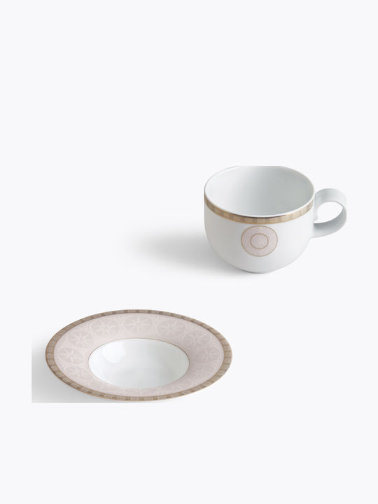 Ionia Erinnerung Tasse Tee aus Porzellan Weiß 200ml