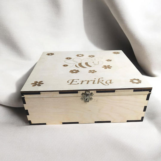 Strawberry 3D Handmade Memory Box made of Wood
