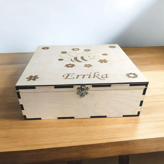 Strawberry 3D Handmade Memory Box made of Wood