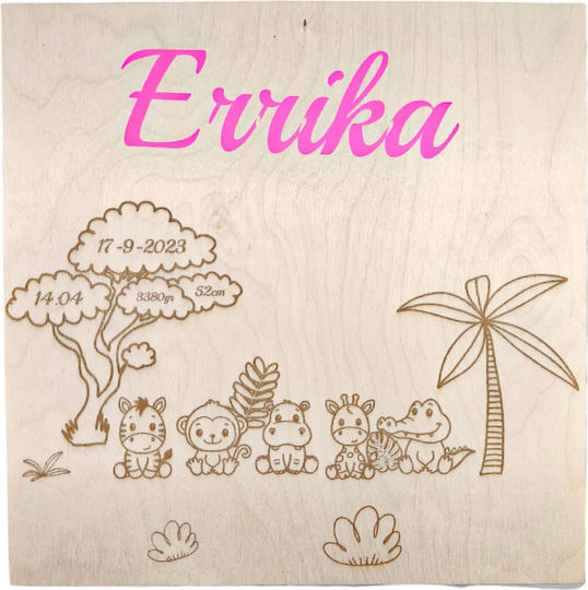 Strawberry 3D Memory Box made of Wood for Girl
