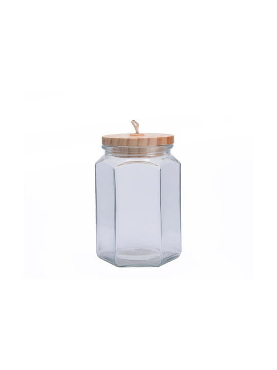 Sidirela Poli rotund Vaza Uz General cu capac ermetic Sticlă Transparent 775ml