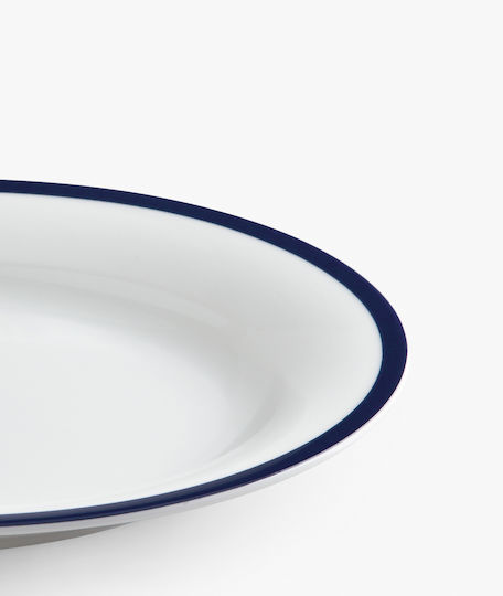 Ionia Mediterraneo Servierplatte Oval Porzellan Weiß 26cm 1Stück