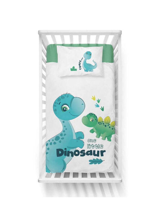 Detexpol Baby Duvet Cover Set With Pillowcase Light Blue 90x120cm