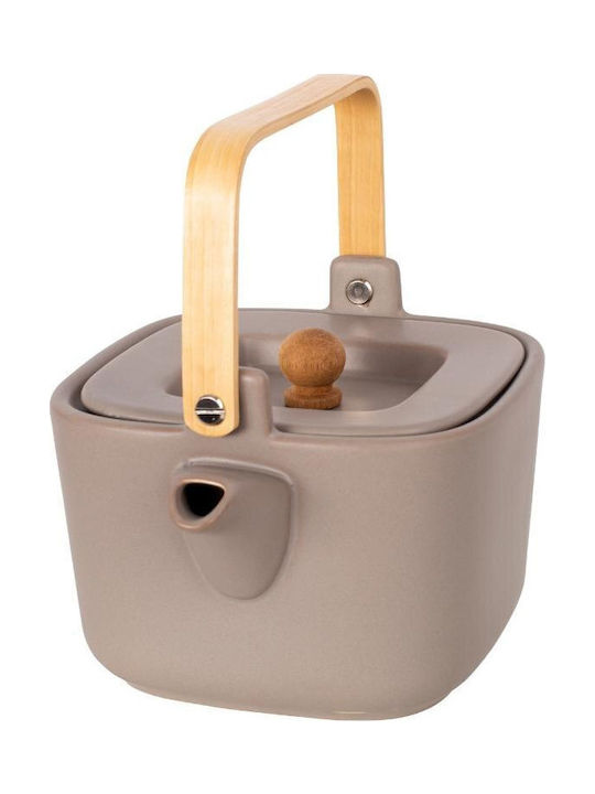 Husla Τσαγιέρα Κεραμική Μπεζ 1000ml