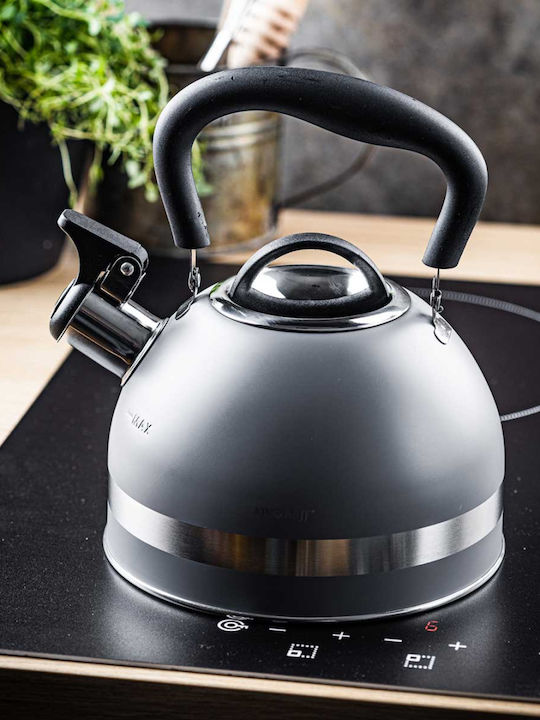 KING Hoff Kettle Stainless Steel Gray 1800ml