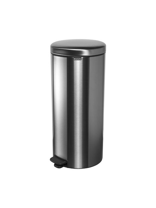 Brabantia Waste Bin Waste made of Stainless Steel with Pedal Silver 30lt 1pcs