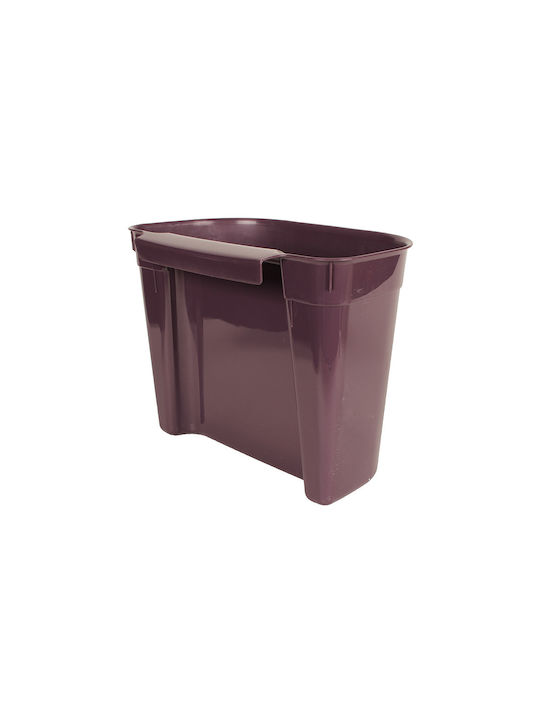 Homeplus Waste Bin Waste Plastic for Cabinet Turquoise 27.5x16x21cm 1pcs