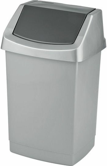 Curver Kippkorb „click-it“ 50l Silber Graphit