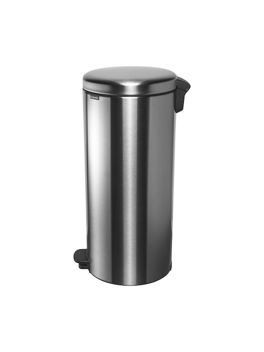 Brabantia Waste Bin Waste made of Stainless Steel with Pedal Silver 30lt 1pcs