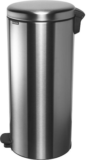 Brabantia Кошче NewIcon с педал за боклук от неръждаема стомана с педал сребристо 30л