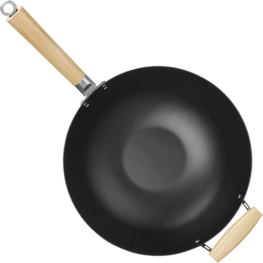 Hendi Wok από Ανθρακούχο Χάλυβα 32.4cm