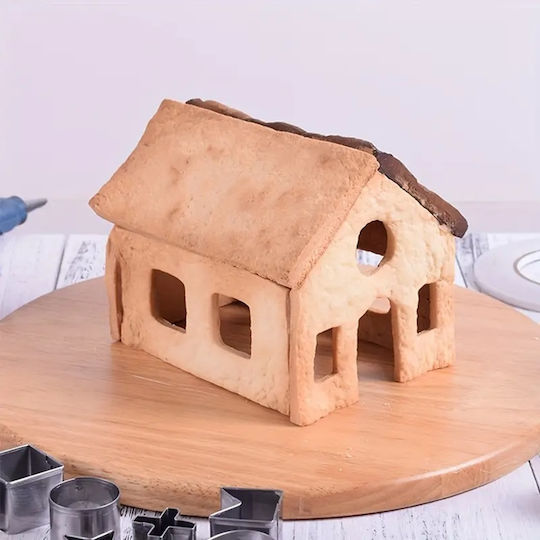 Gingerbread House Nativity Cookie Cutter Set