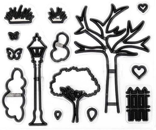 Park Tree Fondant Kuchenringe