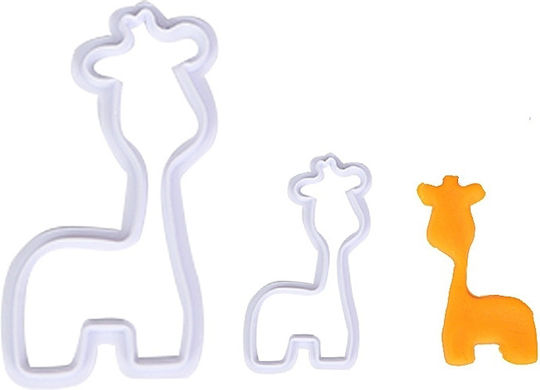 Plastic Cookie Cutters Sugar Paste Giraffe 2 Pieces
