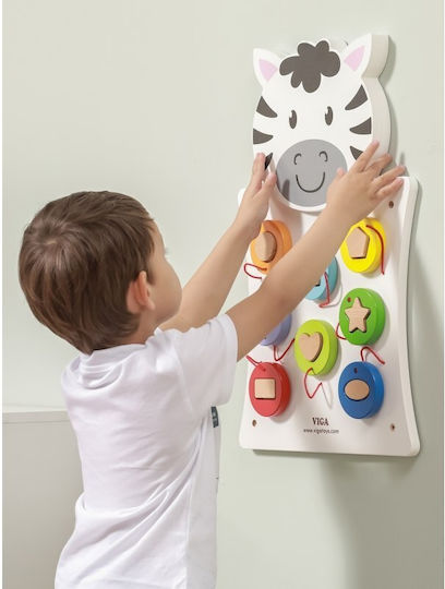 Wall Toy Match Shapes Zebra Beam