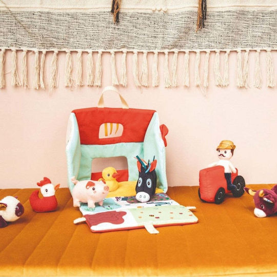 Nattou Ball Ball and Handles made of Fabric with Sounds for 0++ Months