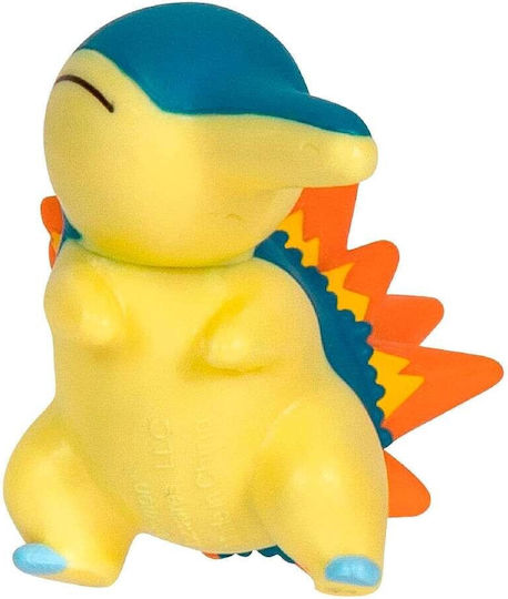 Jazwares Pokemon Figures Chikorita Totodile Trubbish Pikachu Cyndaquil Houndour Frogadier & Monferno For Ages 4+ 5cm