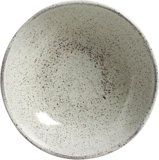 Porto Brasil Organic Pistache Porto Brasil Plate Soup Ceramic Green with Diameter 22.5cm