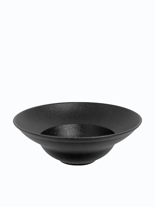 Rak Porcelain Neofusion Πιάτο Βαθύ από Πορσελάνη Μαύρο με Διάμετρο 26cm