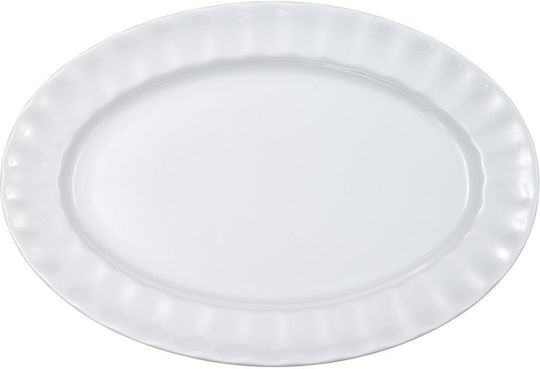 Sidirela Teller Suppe aus Porzellan Weiß mit Durchmesser 23cm