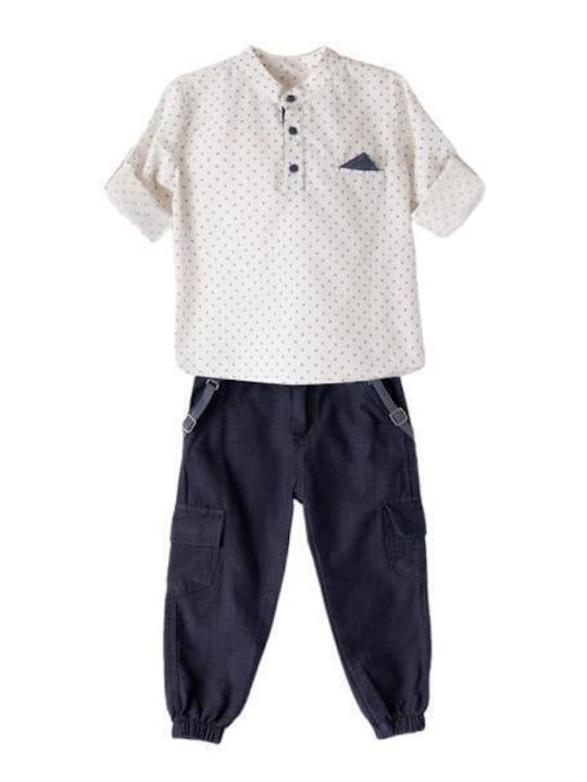 Комплект Лято 2бр White/Dark Blue
