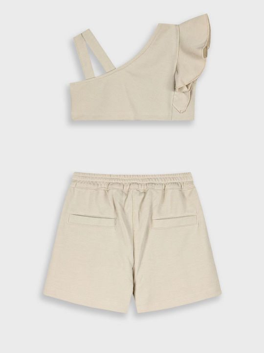 Kids' Set with Shorts Summer 2pcs Vanilla