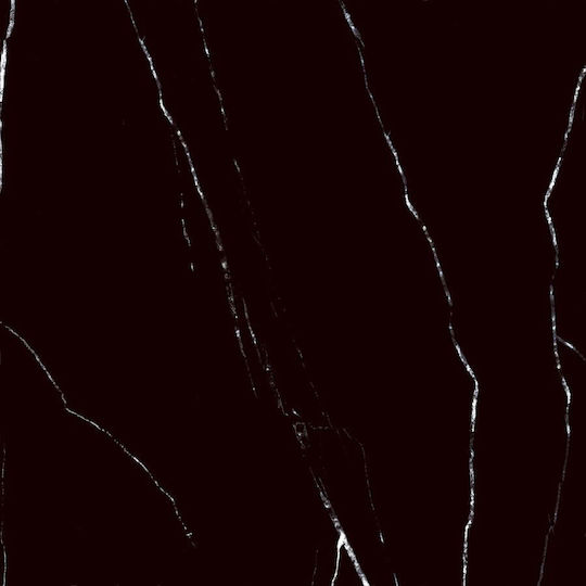PPZ Πλακάκι Δαπέδου Εσωτερικού Χώρου Ματ 60x60cm Marquina