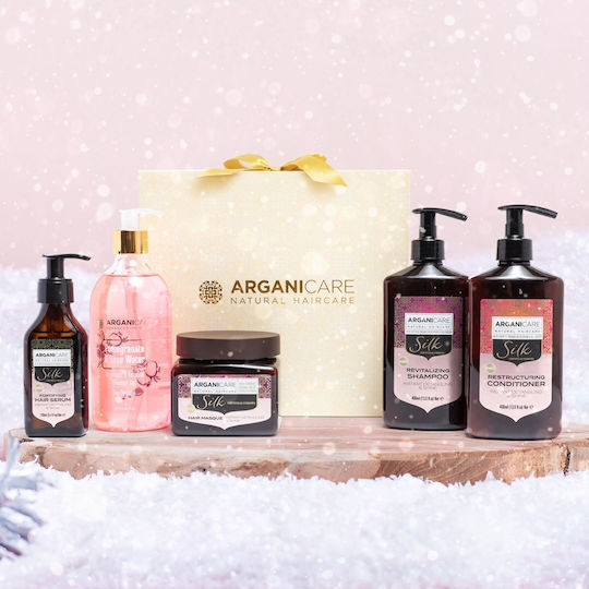 Arganicare Hair and Body Shine Routine Set Îngrijire pentru Curățare corp