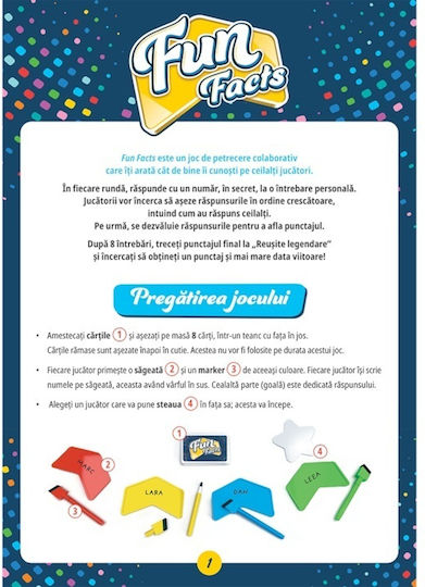 Joc de Societate Fun Facts pentru 4-8 Jucători 8+ Ani Repos Production