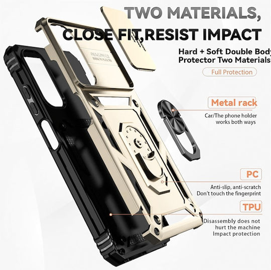 Back Cover Auriu (Motorola Edge 50 Fusion)