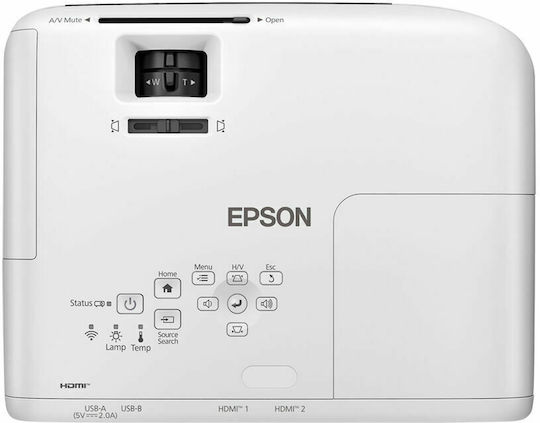 Epson EB-W55 V11HB58040 Projector 3LCD HD Λάμπας LED με Ενσωματωμένα Ηχεία