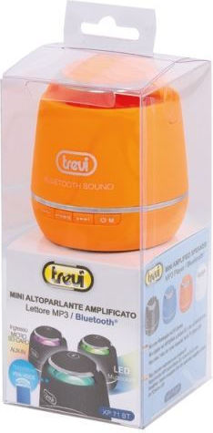 Trevi Ηχείο Bluetooth 3W Πορτοκαλί XP 71 BT