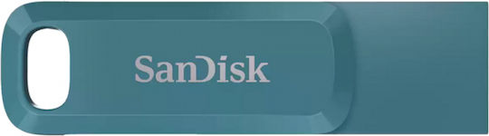 Sandisk Ultra Dual 256GB USB 3.1 Stick mit Verbindung USB-A & USB-C Blau