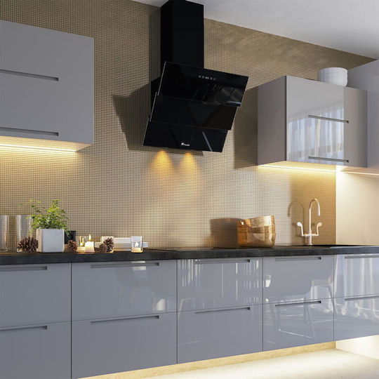 Tornado Megas 1200-60 LED Kamin-Dunstabzug 60cm Schwarz