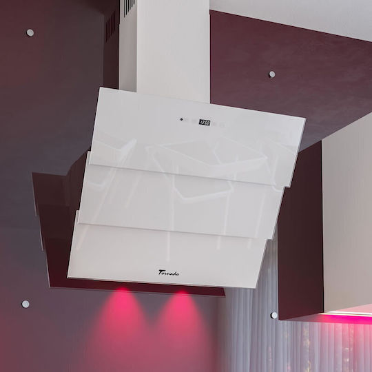 Tornado Megas 1200-60 LED Απορροφητήρας Καμινάδα 60cm Λευκός