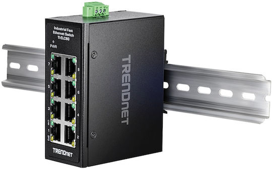 Trendnet TI-ELC80 Unmanaged L2 Switch με 8 Θύρες Gigabit (1Gbps) Ethernet
