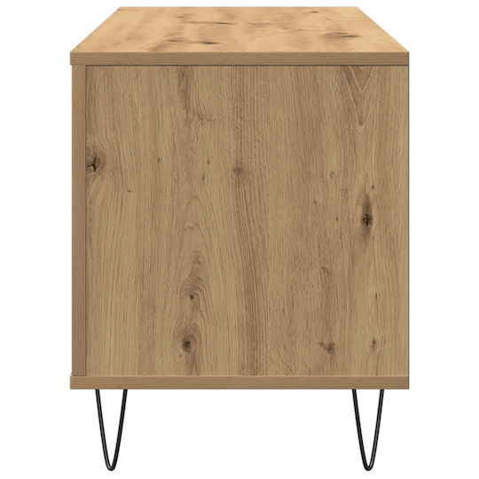 vidaXL Wood Hi-Fi Furniture Brown 38x100x48cm