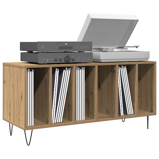 vidaXL Wood Hi-Fi Furniture Brown 38x100x48cm