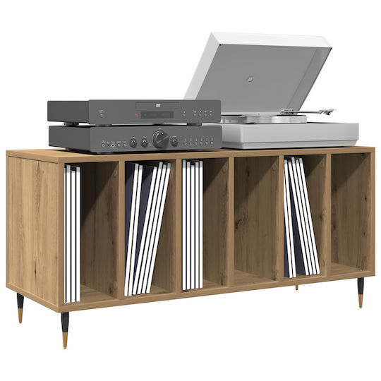vidaXL Records Hi-Fi Furniture Brown 38x100x48cm