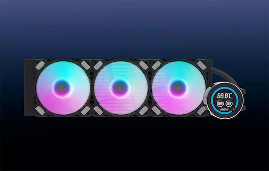 Darkflash DN-D360 Water Cooling AIO CPU With 3 Fans 120mm And ARGB Lighting