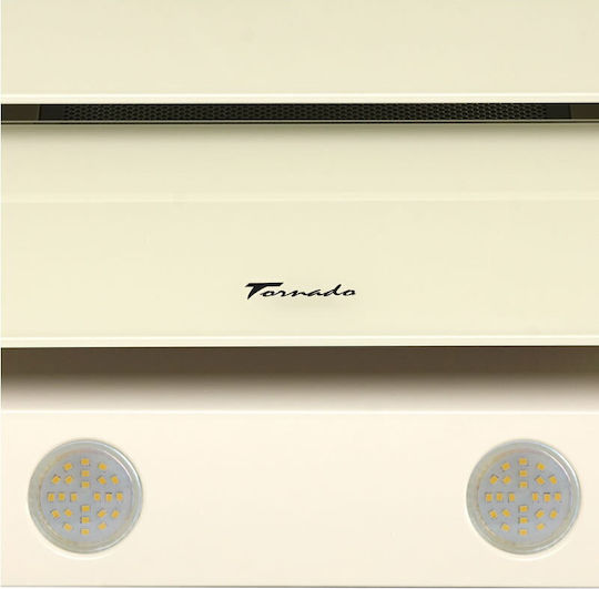Tornado Megas 1200-60 LED Șemineu Hotă 60cm Bej