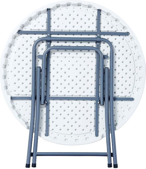 Метално Маса Кетъринг Външно Пространство Сгъваема Blow-r Grey, White 94x74бр