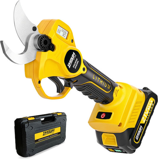 Ψαλίδι Κλαδέματος Μπαταρίας Brushless 21V 1x2Ah με Μέγιστη Διάμετρο Κοπής 40mm σε Βαλιτσάκι Μεταφοράς