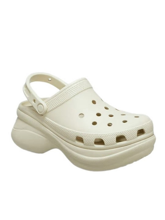 Crocs Bae Γυναικεία Σαμπό Μπεζ