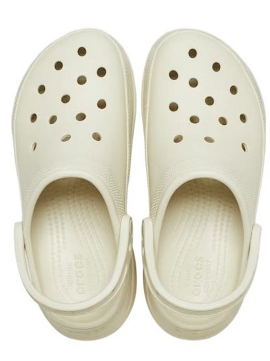 Crocs Bae Γυναικεία Σαμπό Μπεζ