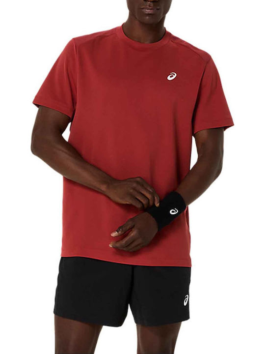 ASICS Court 2041A339-600 Ανδρική Μπλούζα Κόκκινη