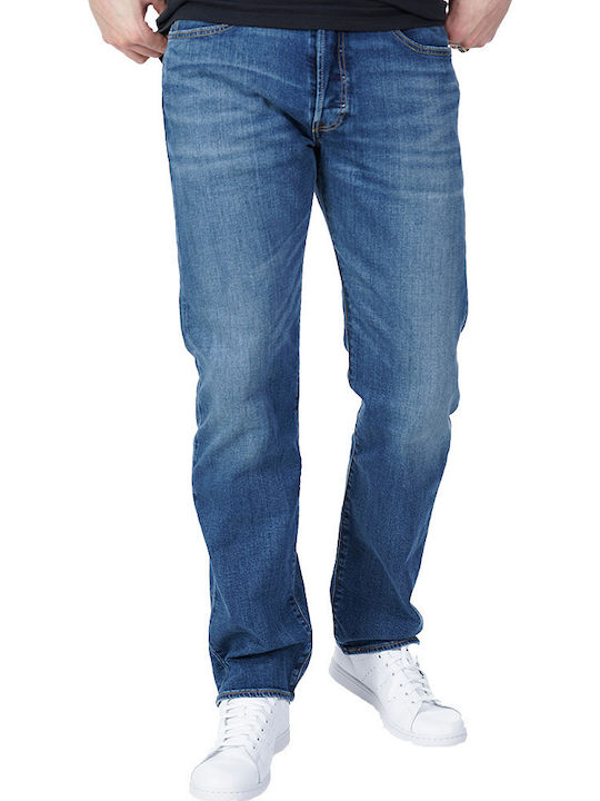 501 Men's Jeans Pants with Regular Straight Fit Blue
