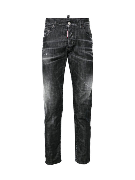 Cool Guy Men's Jeans Pants With Slim Fit Black