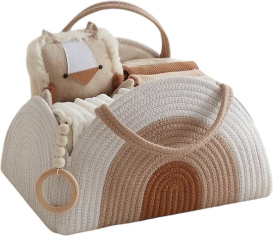 Queen Mother Kinder Aufbewahrungskorb aus Stoff Rosa 32x40x8cm 1Stück